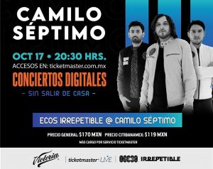 Camilo Séptimo presentará Ecos en un show IRREPETIBLE