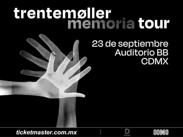 TRENTEMØLLER ¡Confirma show en México de su extensa gira Memoria Tour 2022 con nueva banda completa!