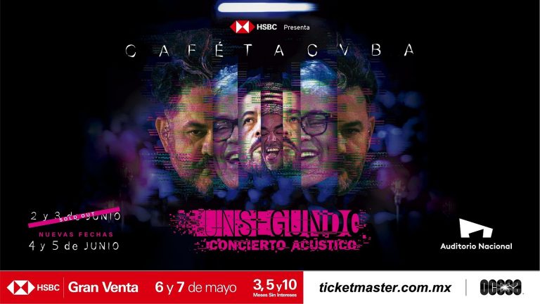 CAFÉ TACVBA Debido a la gran demanda de boletos, la banda anuncia dos fechas más de su SEGUNDO CONCIERTO ACÚSTICO
