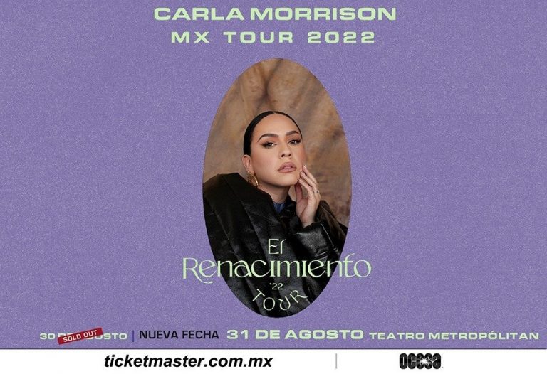 CARLA MORRISON ¡Tras el éxito de su regreso, anuncia una segunda noche de El Renacimiento en CDMX!