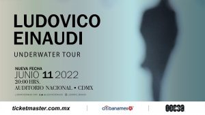 Ludovico Einaudi ya está listo para retomar sus dos conciertos en México