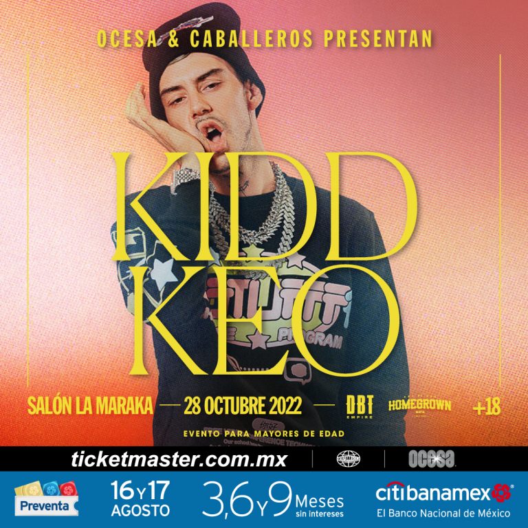 KIDD KEO: ¡Anuncia un explosivo concierto en la Ciudad de México!