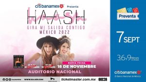 CITIBANAMEX PRESENTA: HA*ASH El Coloso de Reforma brillará una noche más con Mi Salida Contigo