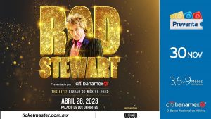 Rod Stewart ofrecerá una noche de grandes hits en la Ciudad de México