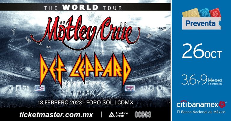 Mötley Crüe & Def Leppard en México