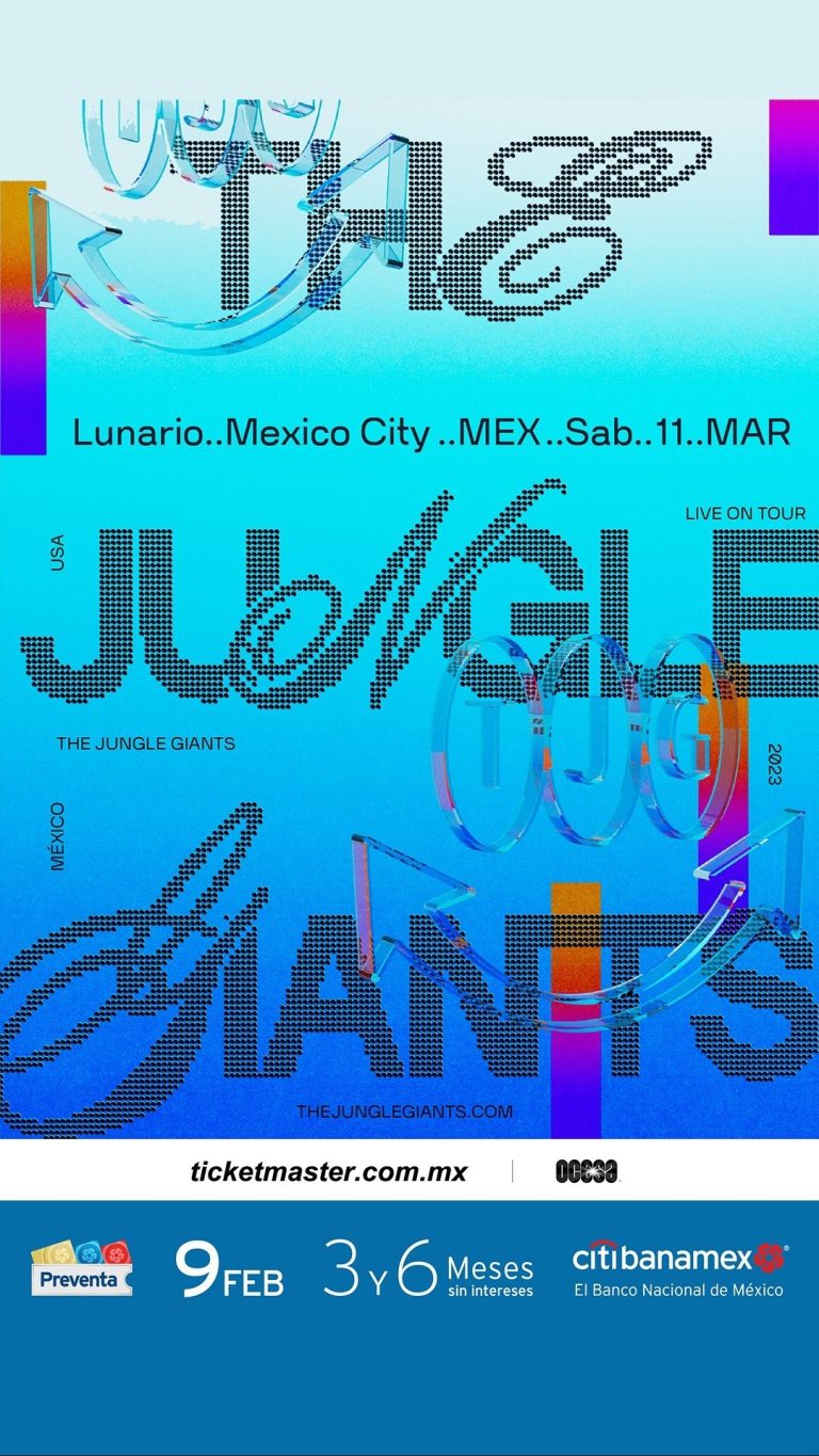 The Jungle Giants anuncia concierto en la Ciudad de México tras conquistar el Corona Capital 2022