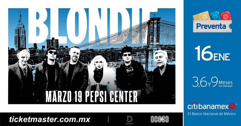 ¡Blondie vuelve a la Ciudad de México en 2023 con concierto en solitario!