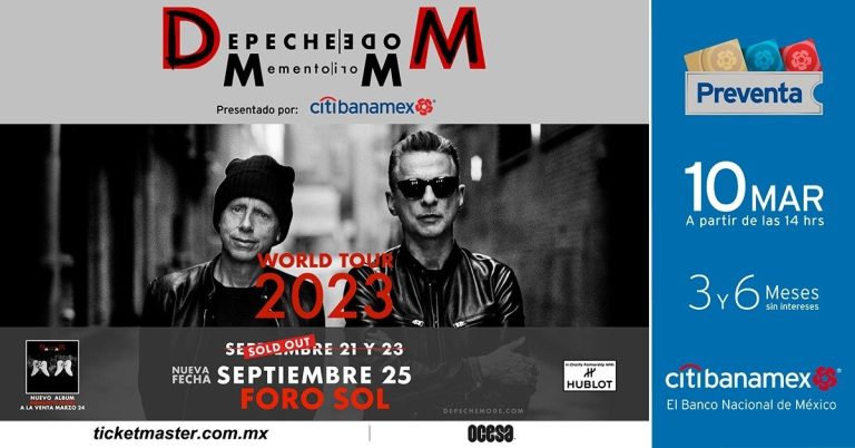 Depeche Mode abre tercera y última fecha para Ciudad de México