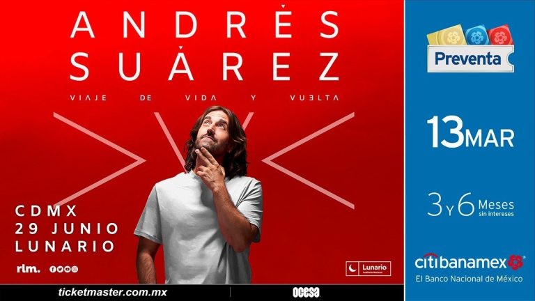 Desde España a México, Andrés Suárez llegará para dar un show íntimo