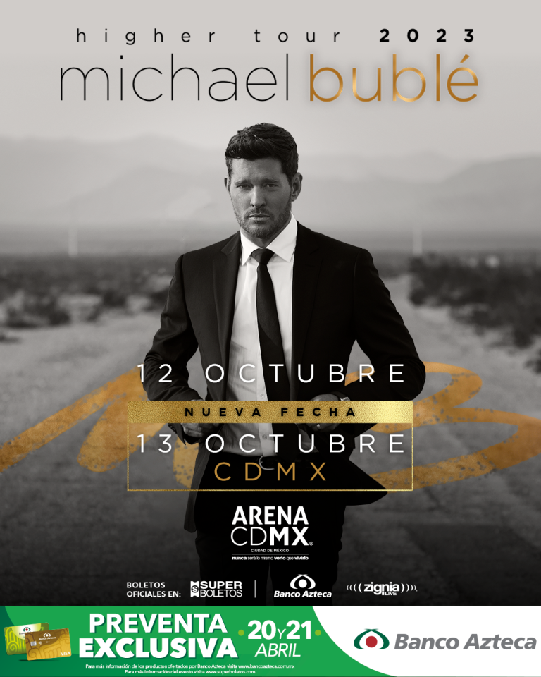 Michael Bublé anuncia nueva fecha en la Arena CDMX