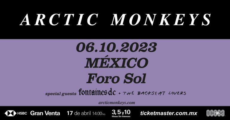 Arctic Monkeys regresa a México con invitados especiales