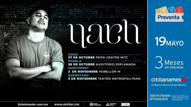 Nach anuncia nueva gira por varios recintos de México