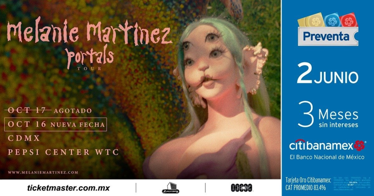 Tras agotar entradas, Melanie Martínez confirma segunda fecha en CDMX