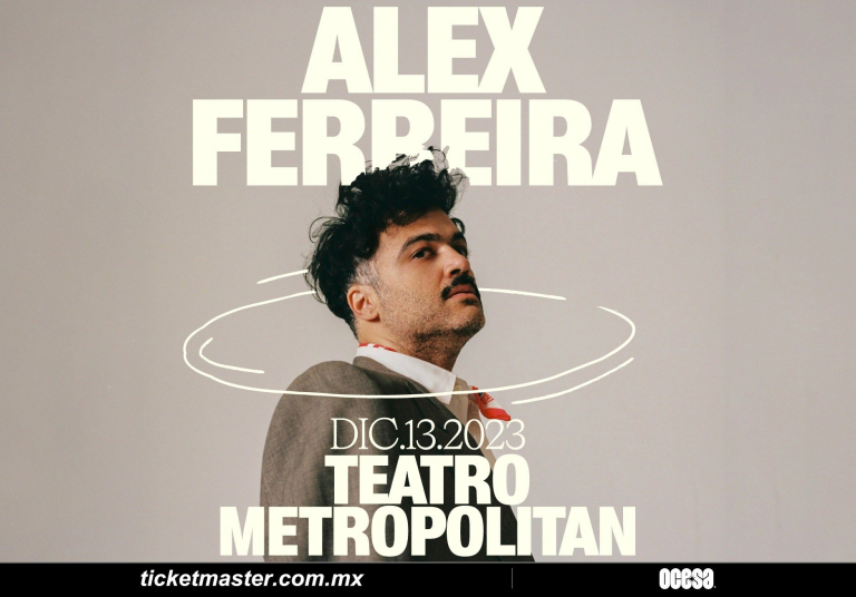 ALEX FERREIRA ofrecerá un concierto cautivador en el Teatro Metropólitan
