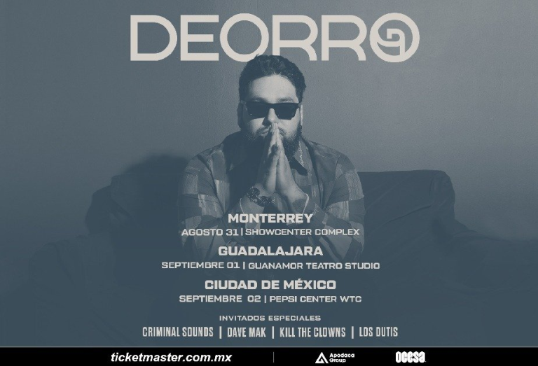 ¡El famoso productor latino, Deorro, anuncia su esperado regreso a México con grandes presentaciones!