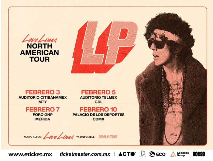 ​LP regresa a México con su nuevo álbum, Love Lines