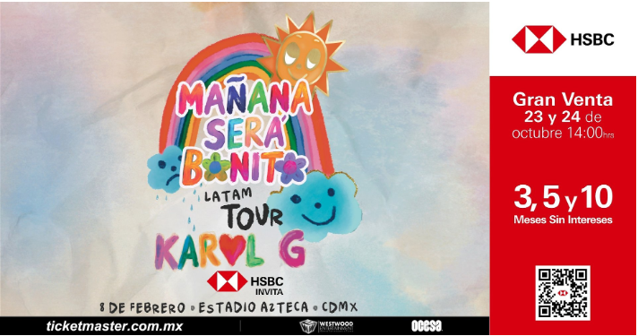 Karol G anuncia su concierto más grande en México hasta ahora