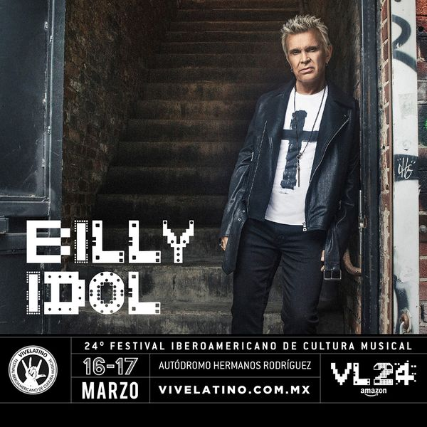 Billy Idol se une al cartel del Vive Latino 2024 en sustitución de Scorpions