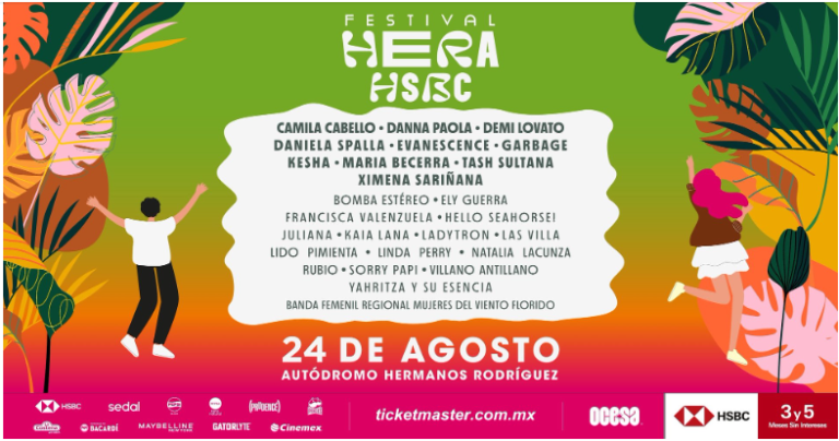 Horarios y escenarios del Festival Hera de HSBC