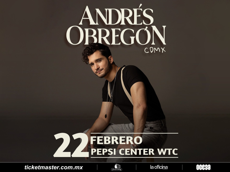 Andrés Obregón anuncia tres shows imperdibles en la República Mexicana