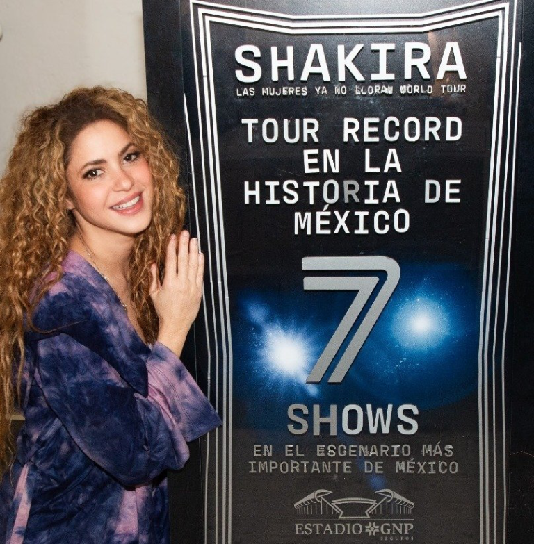 Shakira “Las Mujeres Ya no Lloran Tour”: Récord en la Historia de México