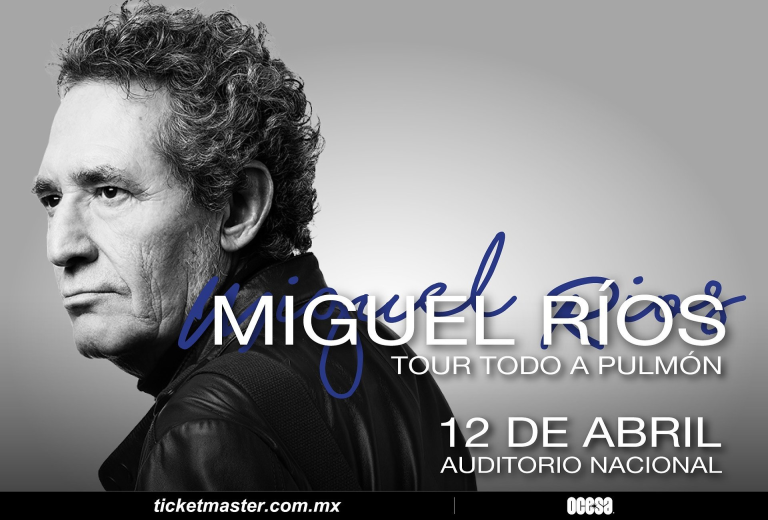 La leyenda del rock en español, Miguel Ríos, volverá a encender los escenarios de la CDMX