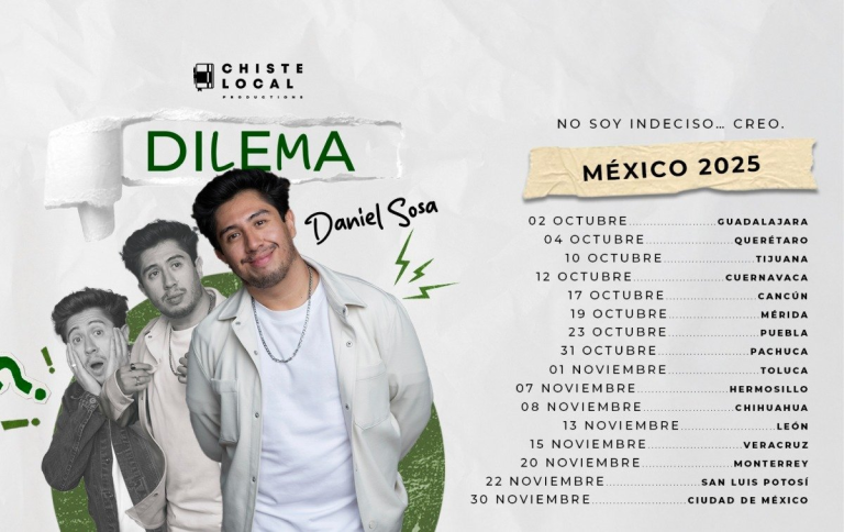 La comedia de Daniel Sosa se convierte en un Dilema, una gira que te hará pensar… más bien, reír