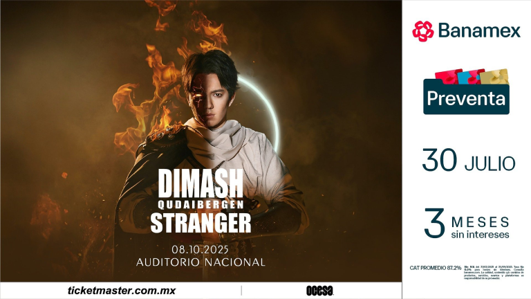 Dimash Qudaibergen, la voz sensacional de Asia Central, llega al máximo escenario de Reforma