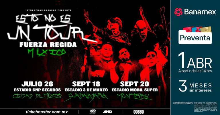 Fuerza Regida anuncia su esperado regreso a México con su Esto No es Un Tour