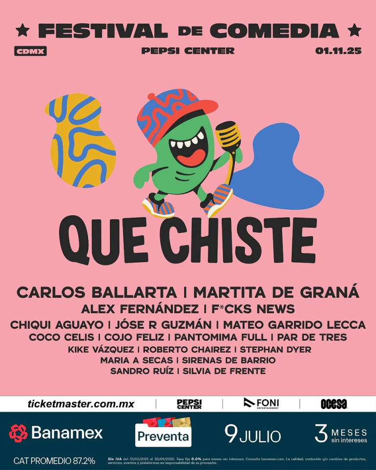 QUE CHISTE!, el primer festival de comedia latinoamericano, hará reir a carcajadas a la CDMX