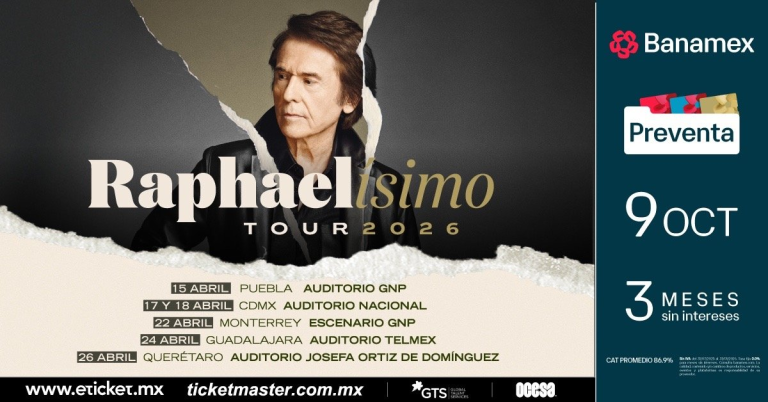 Raphael regresa a los escenarios de México con nueva gira