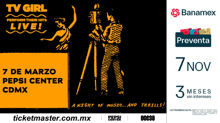 El pop hipnótico del universo de TV Girl aterrizará en la Ciudad de México