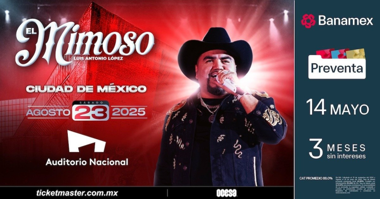 Mimoso anuncia nuevas fechas de su tour Nomás por gusto 2025