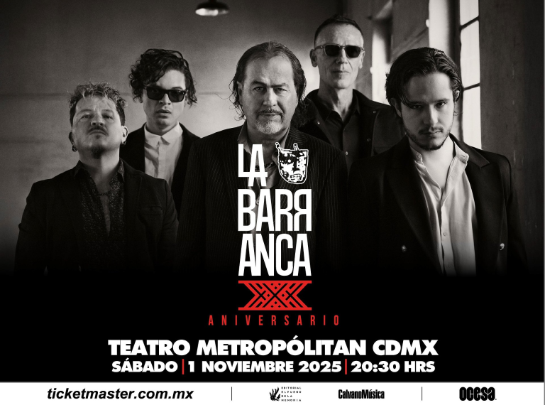 La Barranca, la banda más fina del rock mexicano, celebrará 30 años de rock con una épica noche