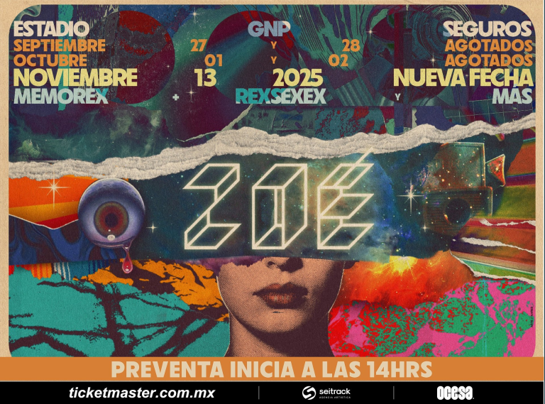 La banda Zoé se convierte en la primera agrupación de rock latino en ofrecer 5 presentaciones consecutivas en el Estadio GNP Seguros