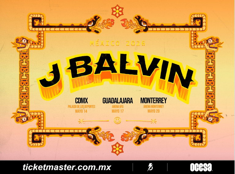 J Balvin anuncia gira en México para 2026